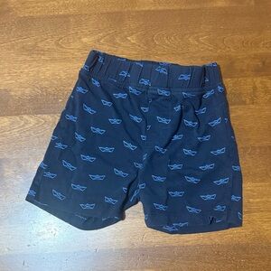 Children's Blue Shorts with Nautical Design
